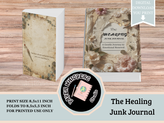 Whispers from Within :A Vintage Healing Junk Journal