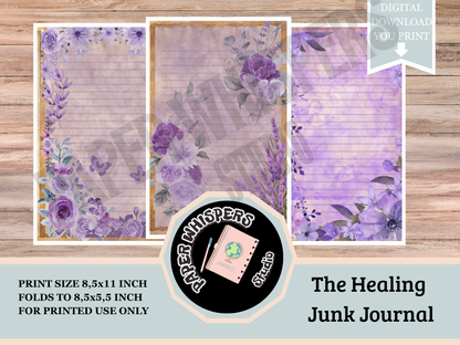 Whispers from Within :A Vintage Healing Junk Journal