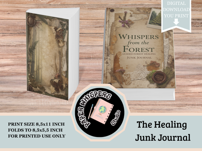Whispers from the Forest : A Vintage Botanical Healing Junk Journal