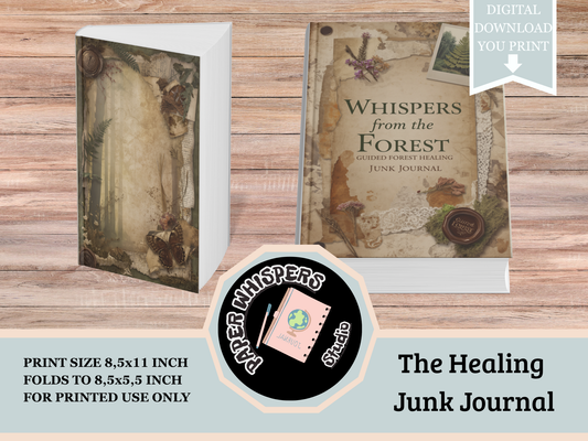 Whispers from the Forest : A Vintage Botanical Healing Junk Journal